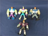 Lot of 4 1996 Mighty Duck Action Figures