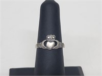 .925 Sterling Silver Claddagh Ring