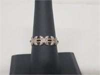 Vermeil/.925 Sterling Diamond Ring