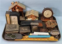Assorted Vintage Items Incl. Thermometers