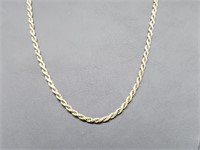 Vermeil/.925 Sterling Silver Chain Necklace