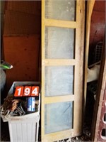 2 7 ft garage doors, wood
