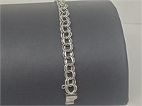 .925 Sterling Silver Chain Link Bracelet