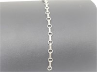 .925 Sterling Silver Linked Bracelet