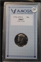 1976-S Kennedy Proof Coin PR67