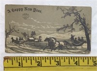 c. 1880 New Years Card