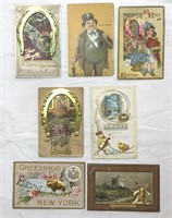 7 Post Cards w/ Add-ons