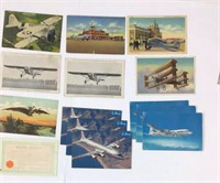 Lot of Airplane Post Cards