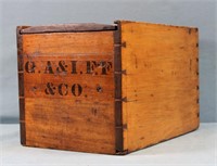 G.A. & I.FF. & Co. Wooden Crate
