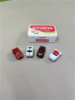 4 Micro Cars ((Miniature)