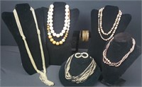 Modern Jewelry Grouping Necklaces Bracelets