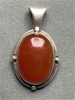 Large Sterling Silver Pendant
