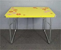 Vintage Folding 60's Style Metal Table