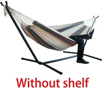 Large outdoor hammock without steel support