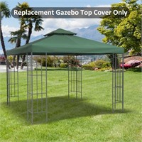 10'x10' Square2-Tier Gazebo Canopy Replacement