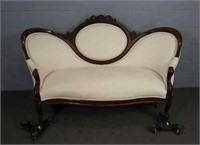 Victorian Style Parlor Settee