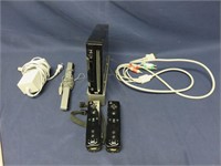 Black Nintendo Wii Console Bundle and Controller