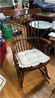 Virginia House comb back rocking chair
