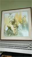 Glenn Brougher original botanical art framed