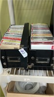 2 storage boxes of CD music