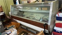 Commercial meat store deli display cooler cabinet