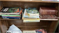 Shelf lot of books electrical & home repair