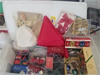 Lot of vintage and new Christmas decor