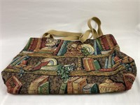 Cloth Book bag with straps