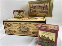 Lot Of   1 Box And 3 Tins From Germany