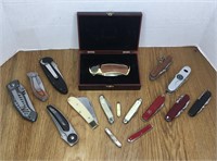 16 Assorted Pocket Knives U8D