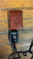 Mascot exposure meter with leather case