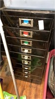 Metal 9-drawer cabinet
