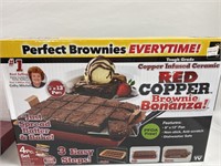 New In Box Red Copper Brownie Bonanza