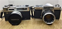 Yashica GS & Kowa SE 35mm Cameras U8D