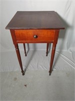 Antique One Drawer Lamp Table