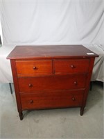 Early Walnut 4 Drawer Chest