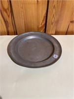 Antique Pewter Platter