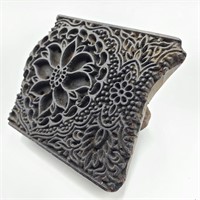 Old Indian Wood Printing Block