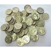 (40) Washington Quarter Dollars -90% Silver