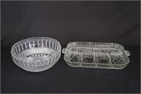 Clear Glass Hostess Dishes