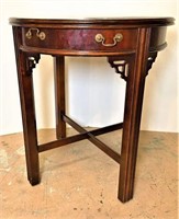 Lane Round Occasional Table with Drawer