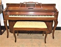 Vintage Chickering & Sons Piano with Bench