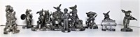 Michael Ricker Pewter Sculptures with COAs