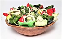 N Nichols Ceramic Tossed Salad in Bowl