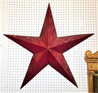 Large Metal Painted Star