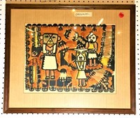 Original Mayan Art signed Ron