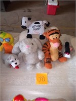 7 stuffed animals