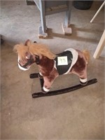 padded rocking horse