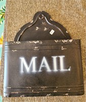 Tin Mail Box with hanger 12"x10"x4"