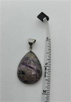 Stone Pendant Approximate 1 1/2"